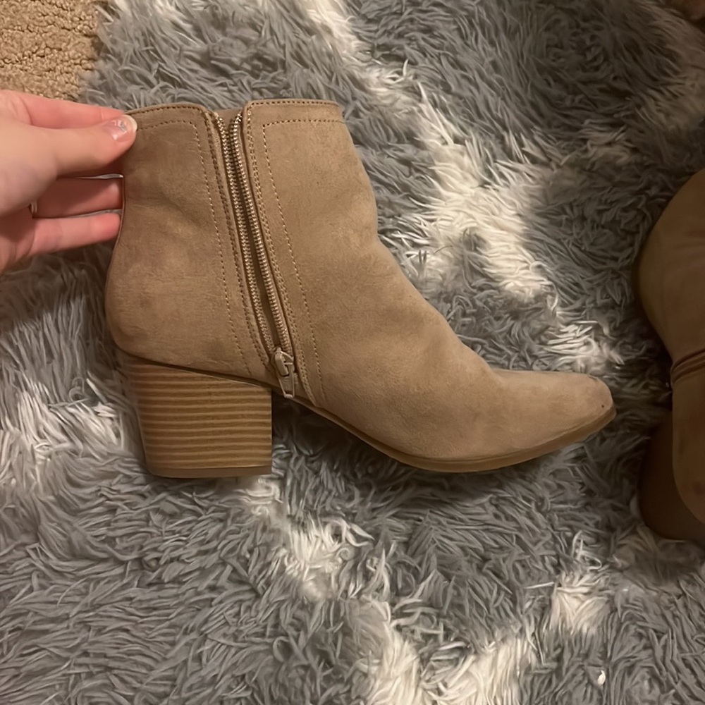 Tan Booties - Picture 6 of 7